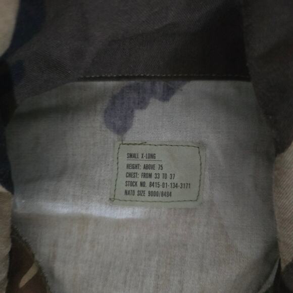 Authentic Army Field Jacket – Glitter Lips & Gold Teeth – Small X-Long - Picture 4 of 4